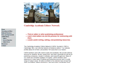 Desktop Screenshot of cambridge-editors.org